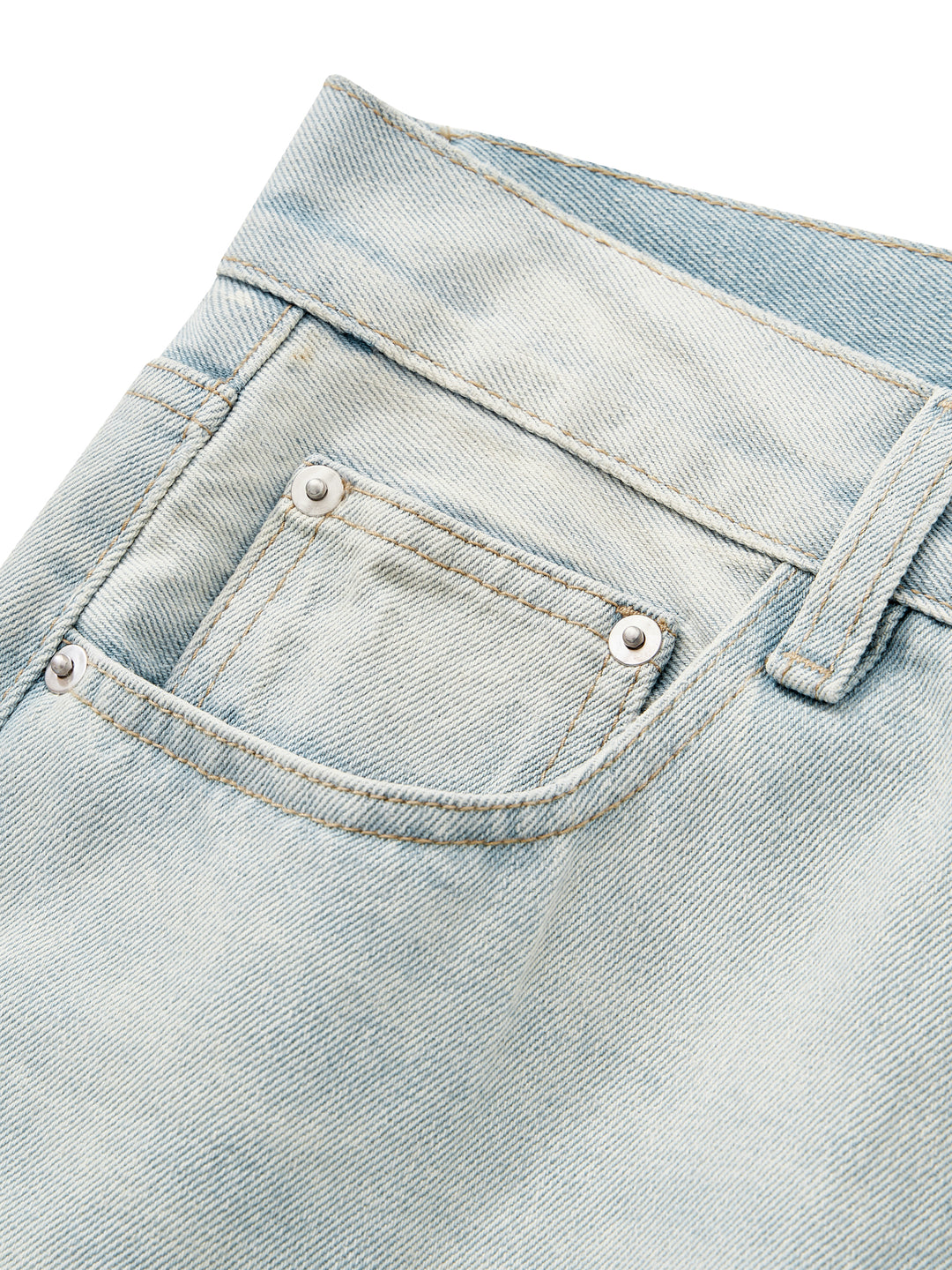 men pent Vintage Wash Wide Leg Denim Jeans