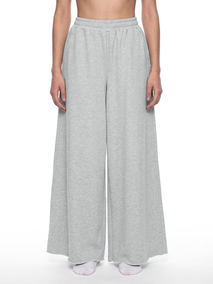 Women pent Raw Edge Wide Leg Sweatpants