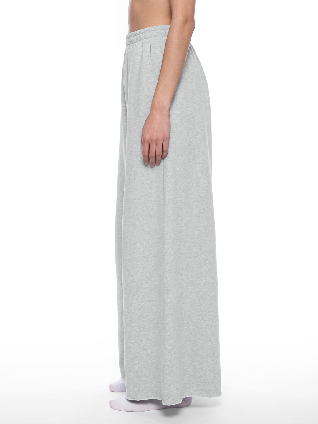 Women pent Raw Edge Wide Leg Sweatpants