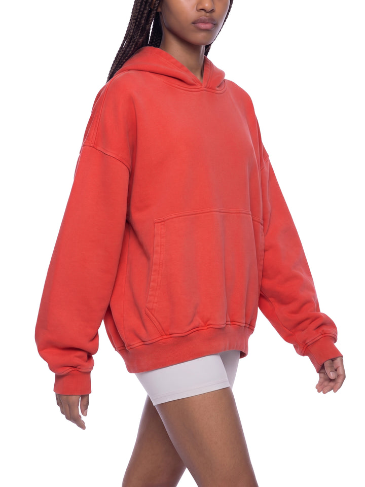 women hoddies Heavyweight Vintage Wash Boxy Hoodie