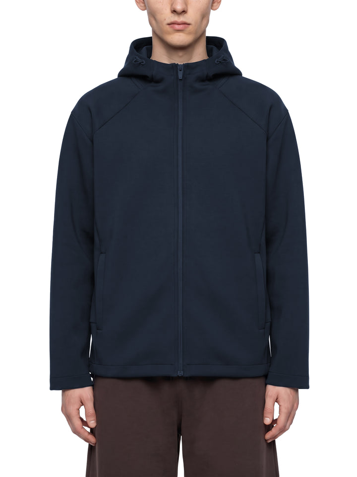 men hoddies Paneled Full Zip Hoodie
