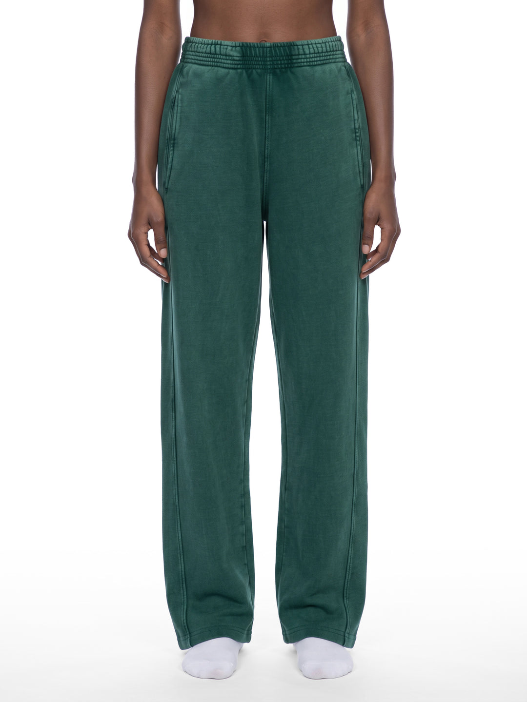women pent  Mineral Wash Straight Sweatpants