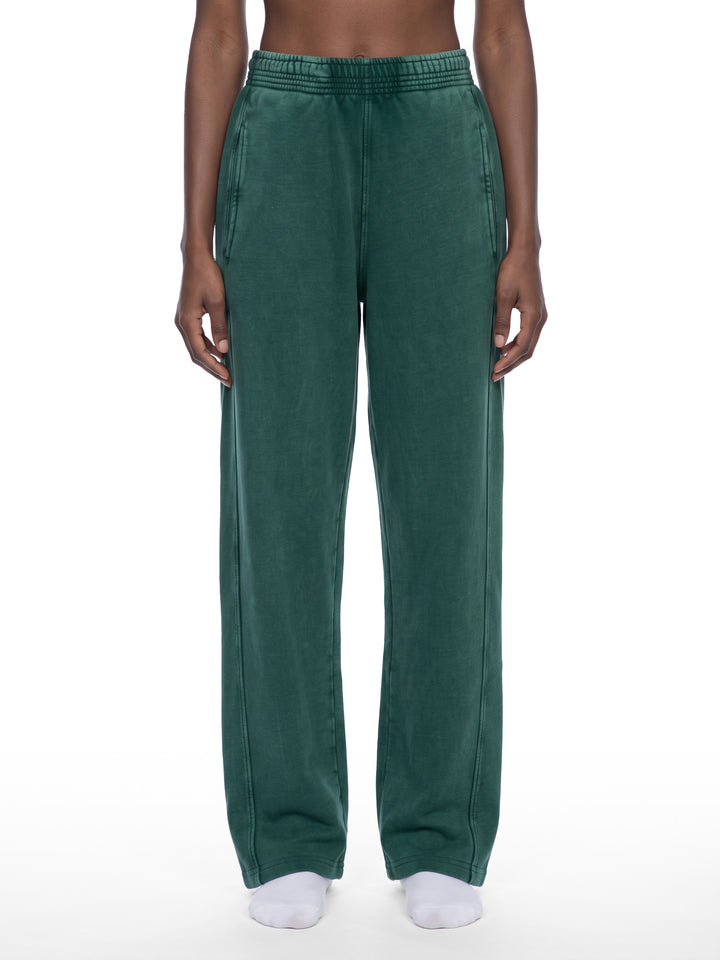 women pent  Mineral Wash Straight Sweatpants