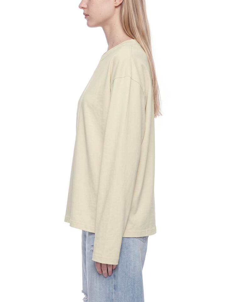 women t shirt Vintage Wash Long Sleeve Boxy T-Shirt