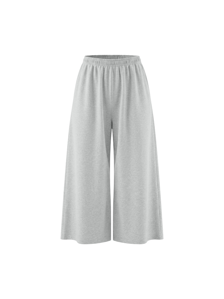 Women pent Raw Edge Wide Leg Sweatpants